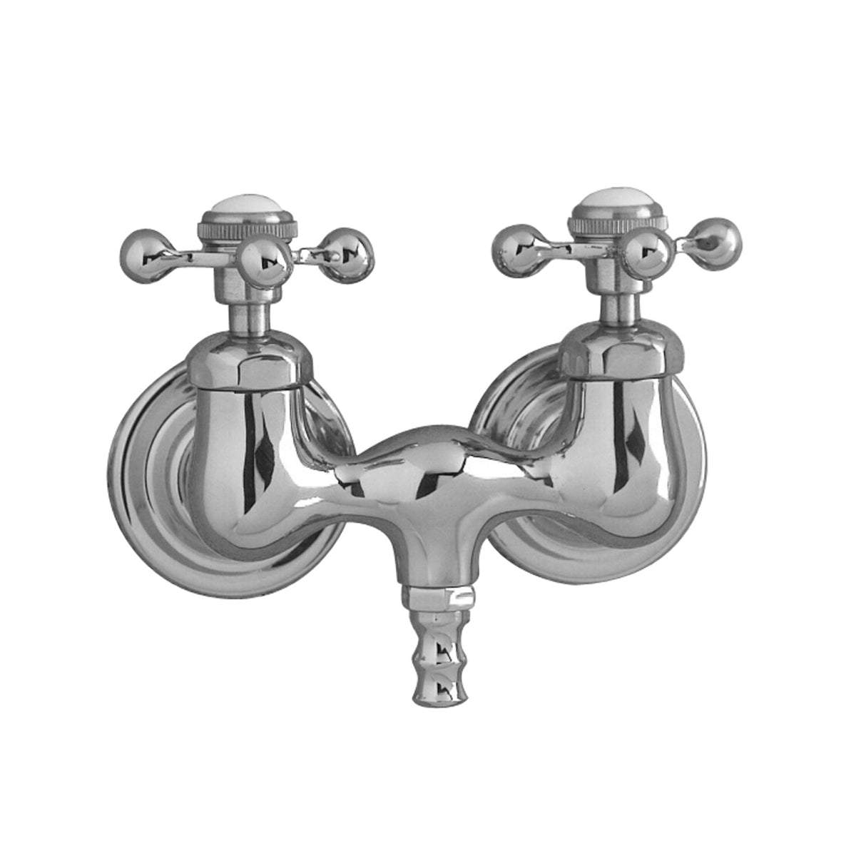 Bartlett 60″ Cast Iron Roll Top Tub Kit – Polished Chrome Accessories