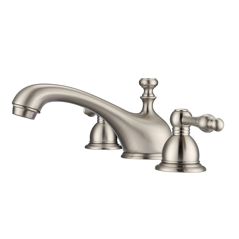 Marsala Widespread Lavatory Faucet with Metal Lever Handles