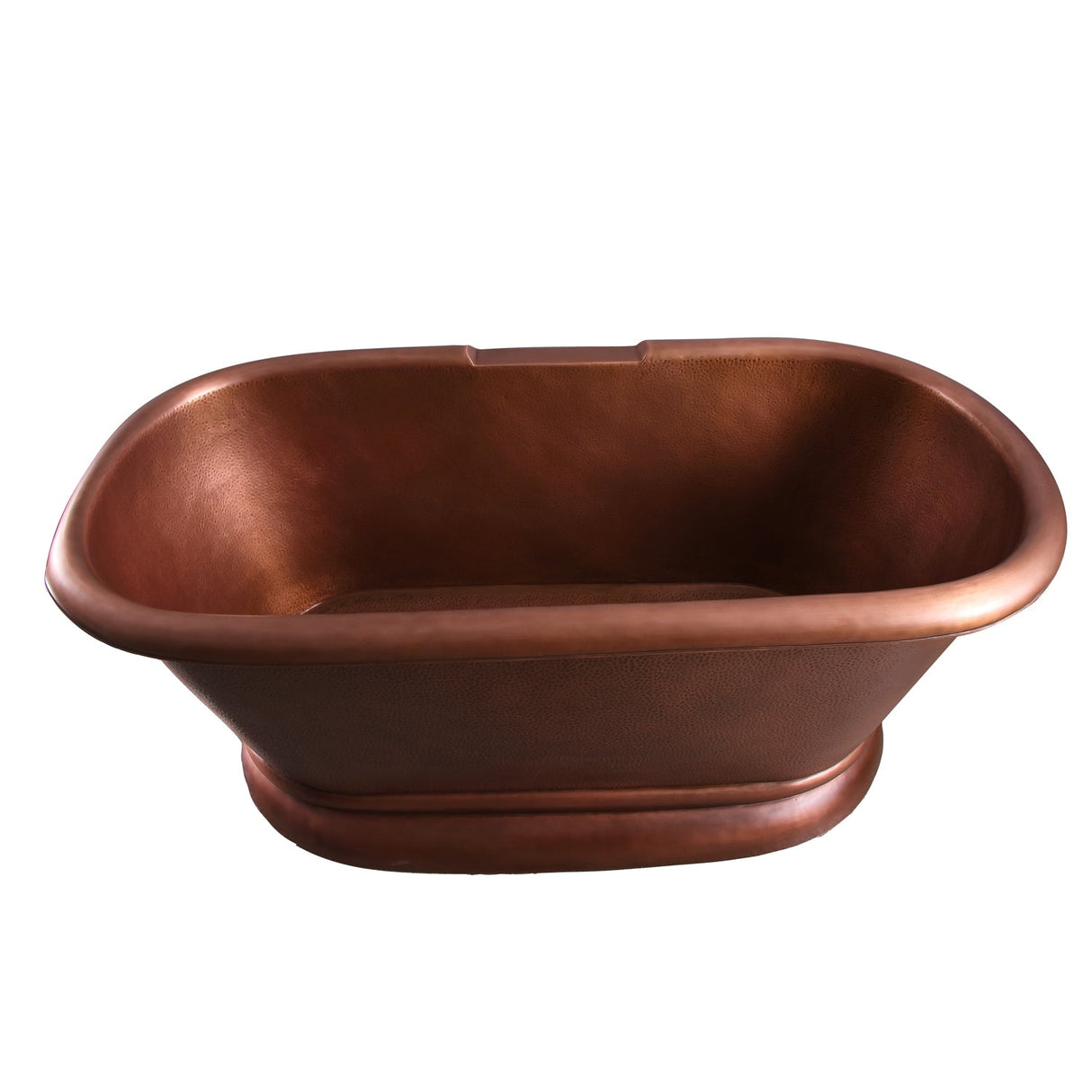 Reedley 61" Copper Double Roll Top Tub