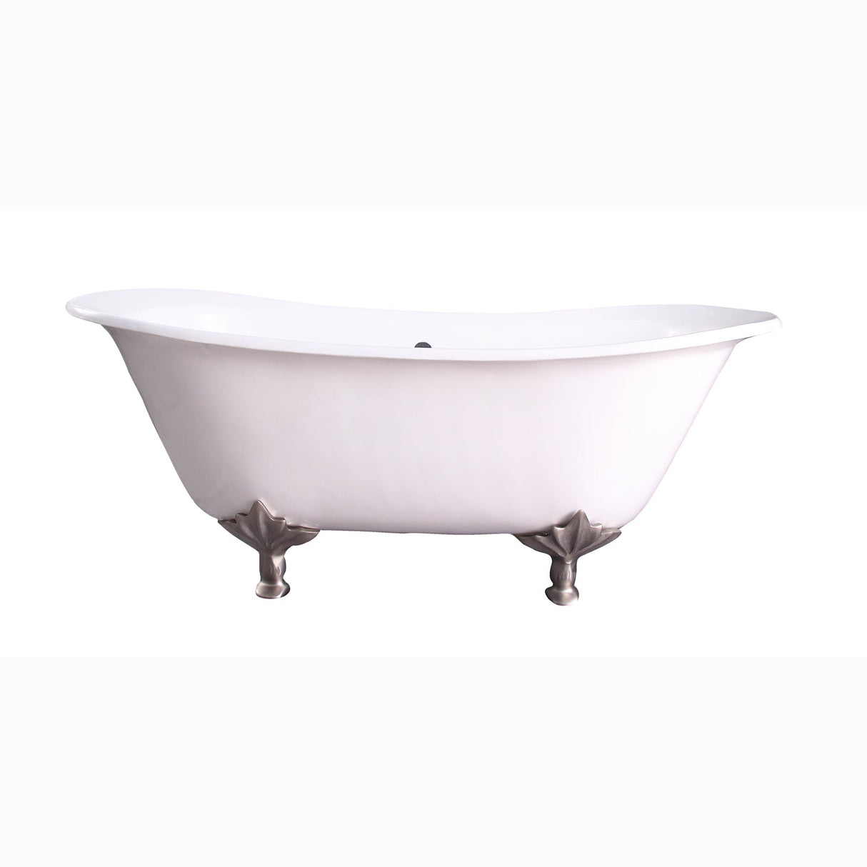 Maxmillian 67" Cast Iron Double Slipper Tub