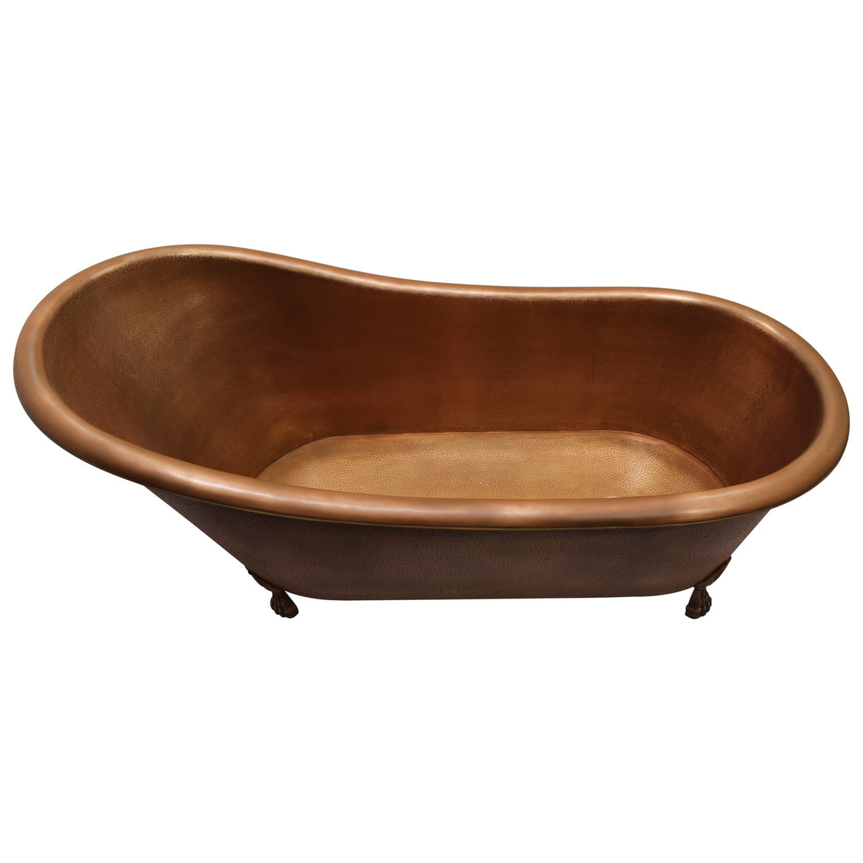 Gitali 68" Slipper Copper Tub