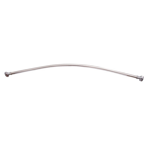 Curved Shower Rod with Flanges