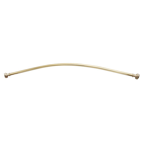 Curved Shower Rod with Flanges