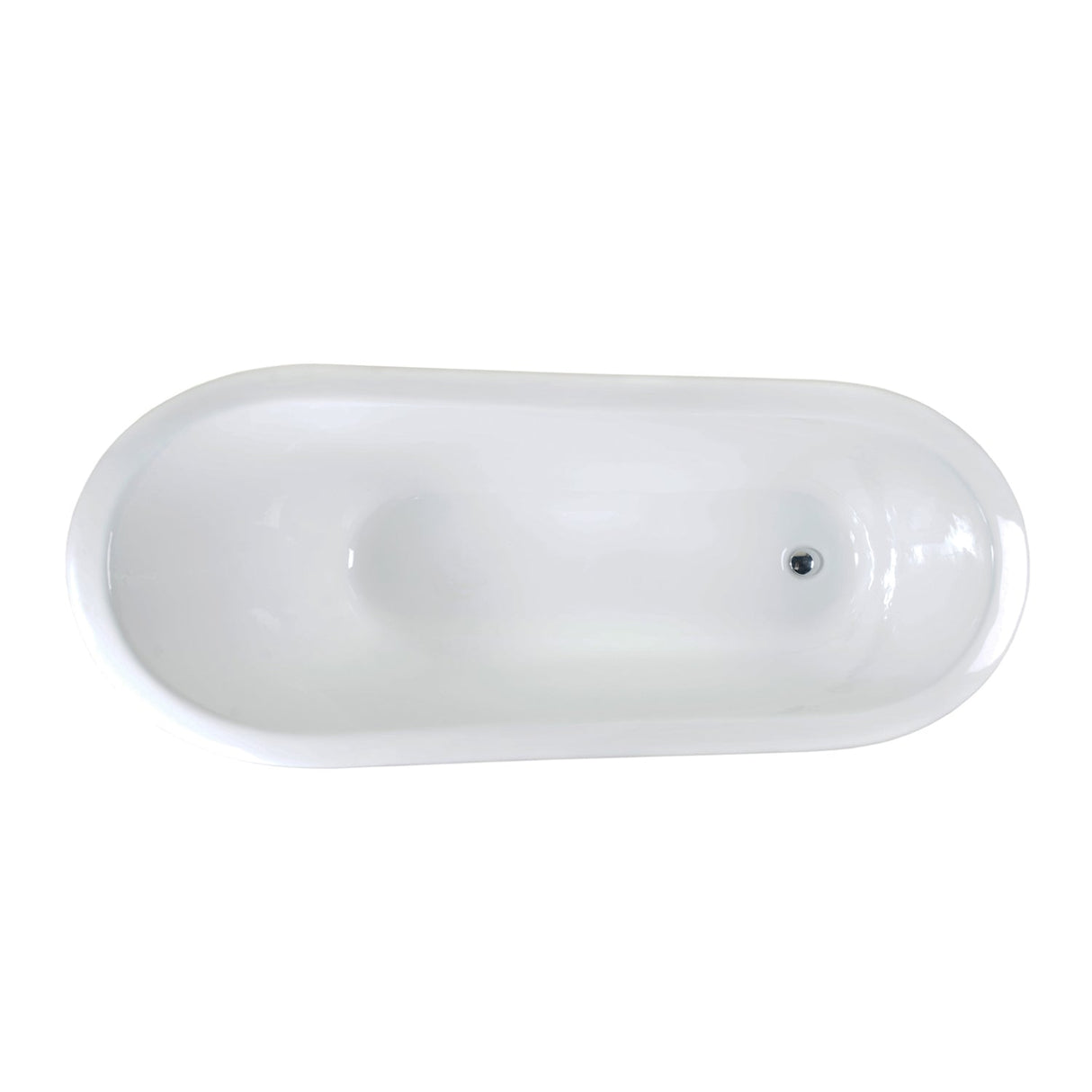 Lyndsey 68" Cast Iron Slipper Tub on Base