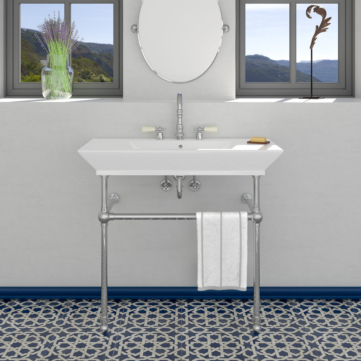 Opulence Large Console with Brass Stand for "Him"