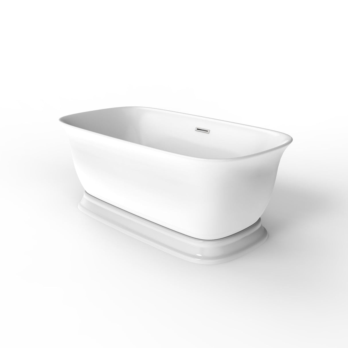 Bethany 59" Acrylic Freestanding Tub with Integral Drain