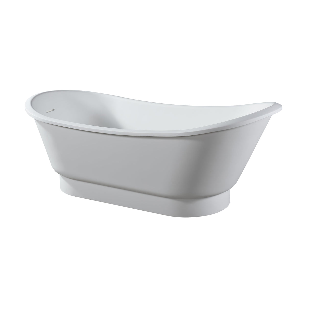 Becki 67" BARstone Slipper Tub