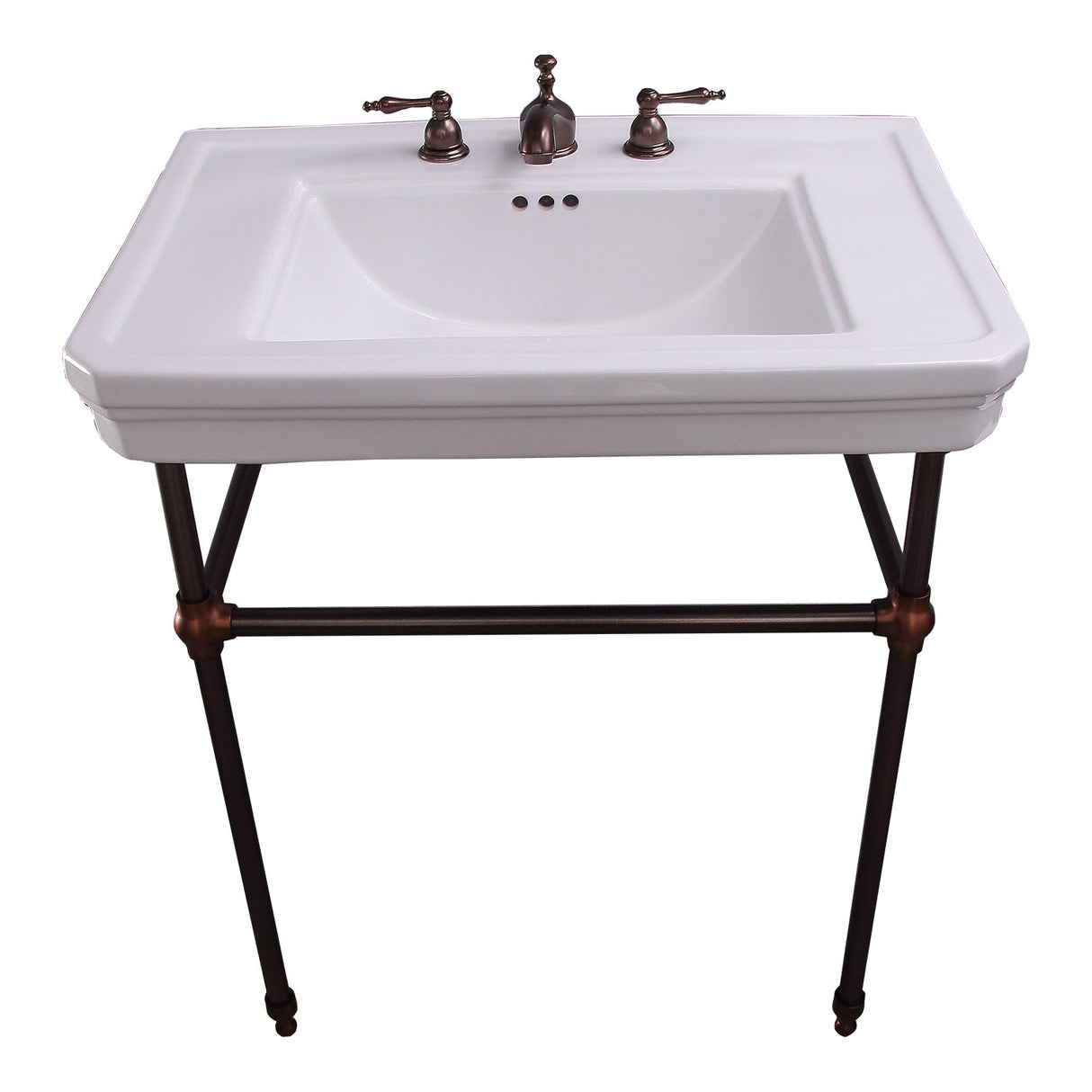 Drew 30″ Console with Brass Stand