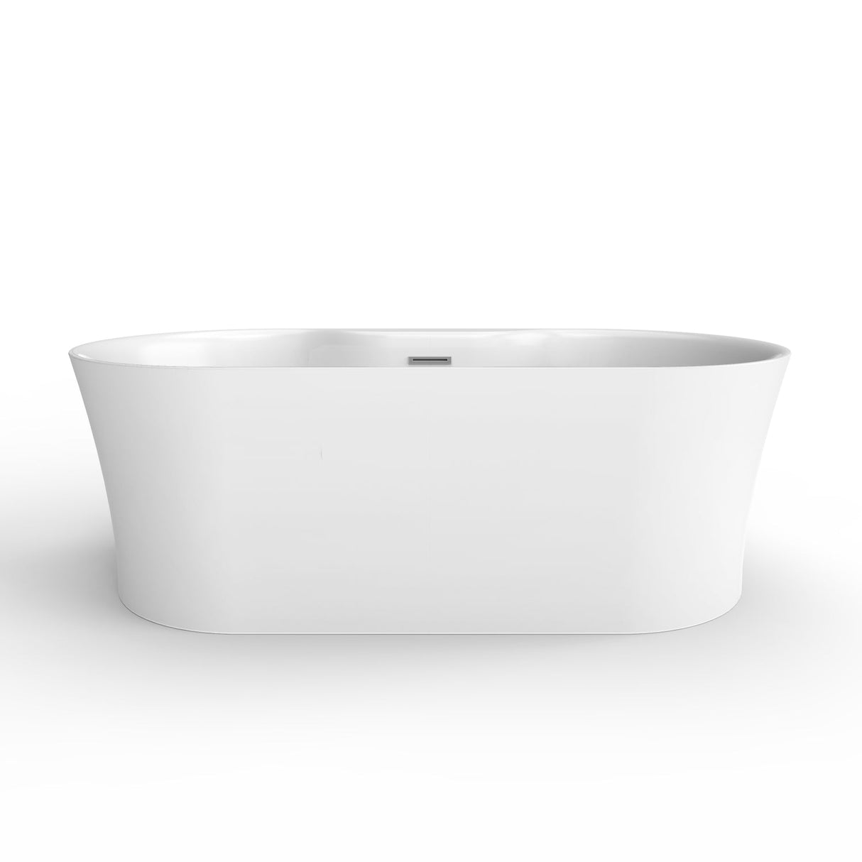 Olmos 59" Acrylic Freestanding Tub with Integral Drain