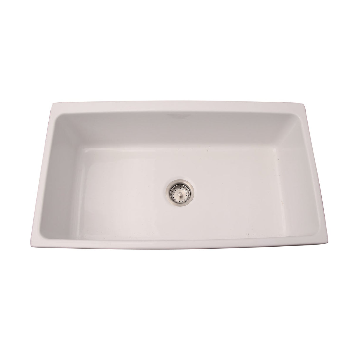 Hinton Single Bowl Fireclay Apron-Front Sink