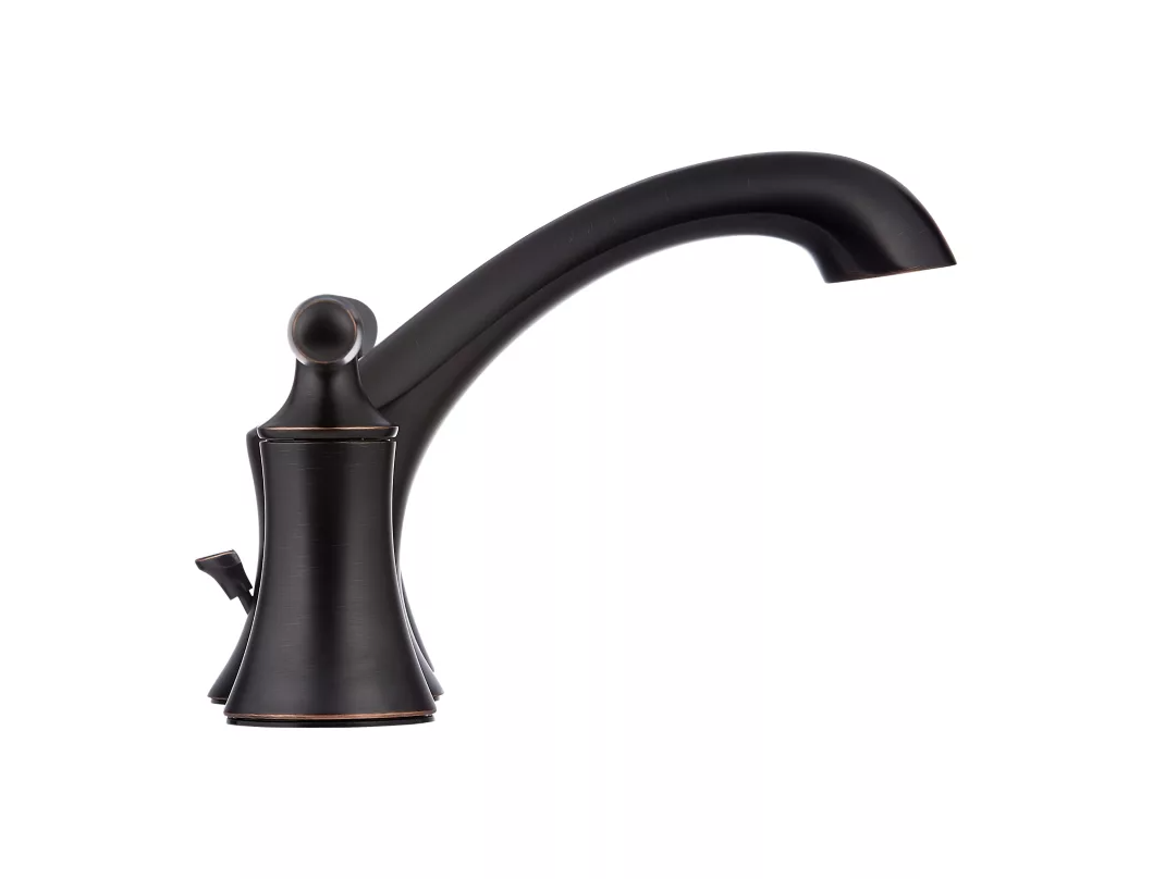 Pfister Iyla™ Widespread Bathroom Sink Faucet Pop-Up Quick Connect Assembly in Tuscan Bronze PGT49TR0Y