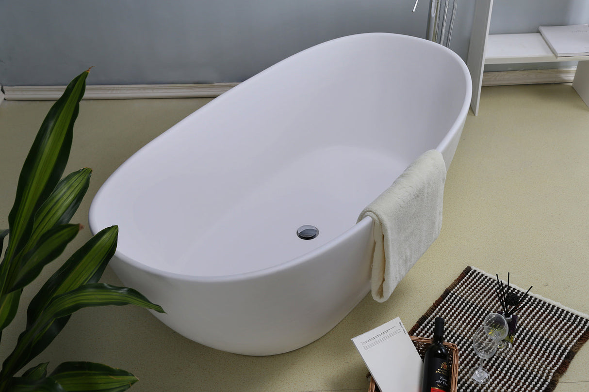 Electra 64" BARstone Freestanding Tub