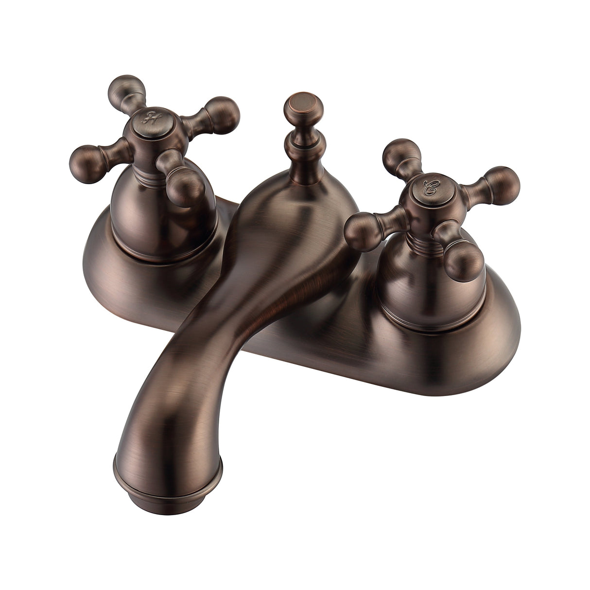 Donata 4" Centerset Lavatory Faucet with Metal Cross Handles