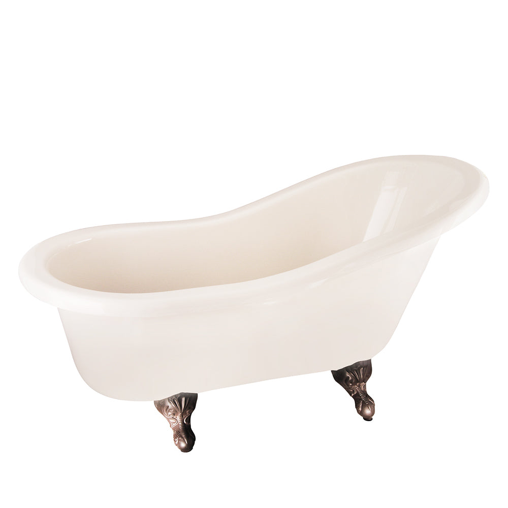 Fillmore 60" Double Acrylic Slipper Tub