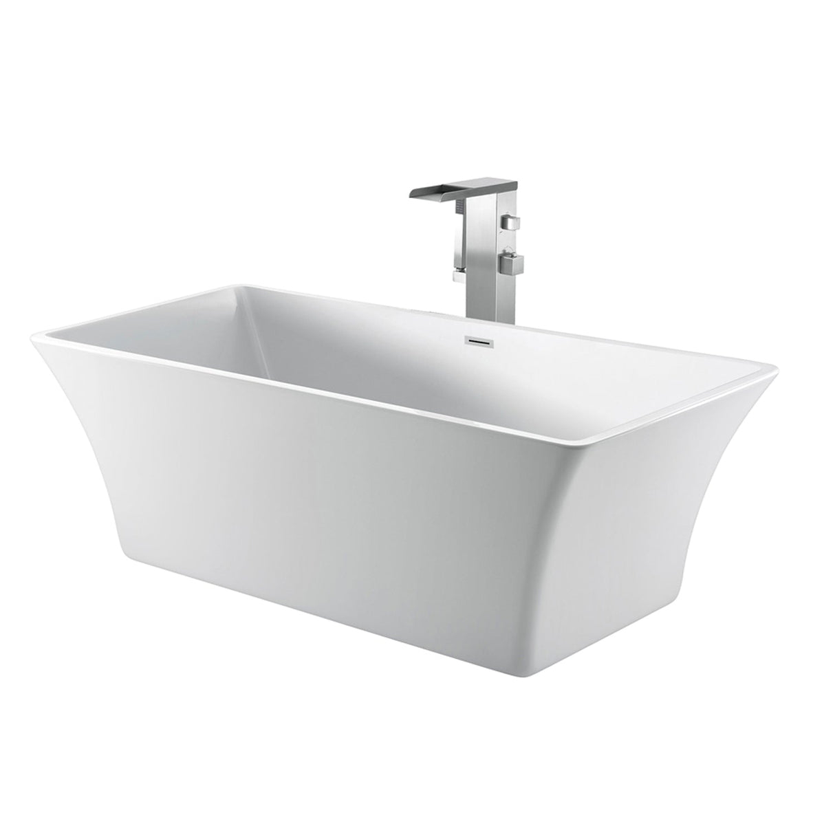 Taylor 67" Acrylic Tub with Integral Drain and Overflow
