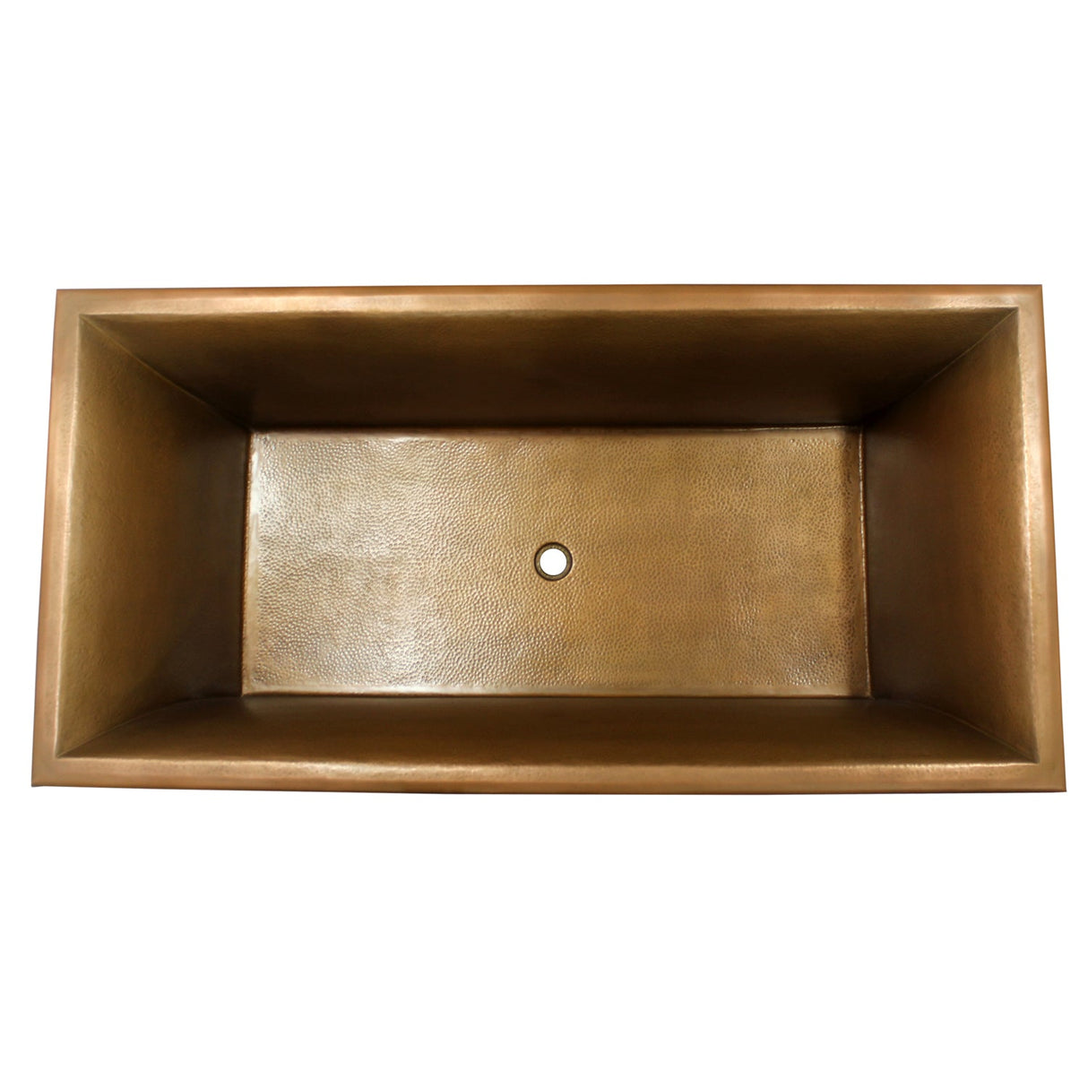 Wilmott 65" Rectangular Copper Tub