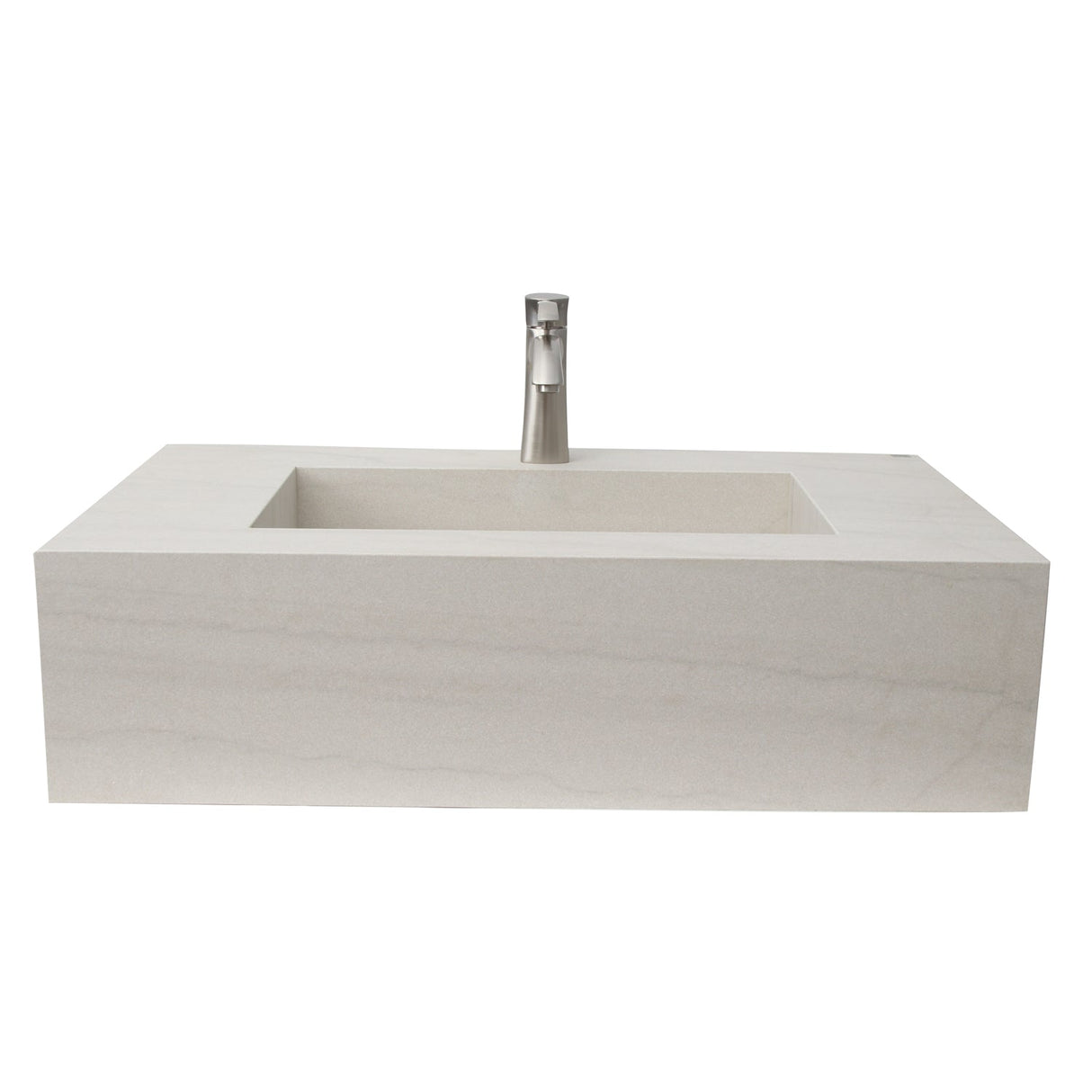 Precious 33" Wall-Hung Sink with Invisible Drain