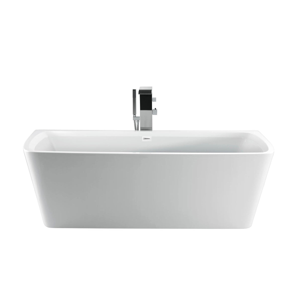 Vincent 71" Acrylic Tub with Integral Drain and Overflow