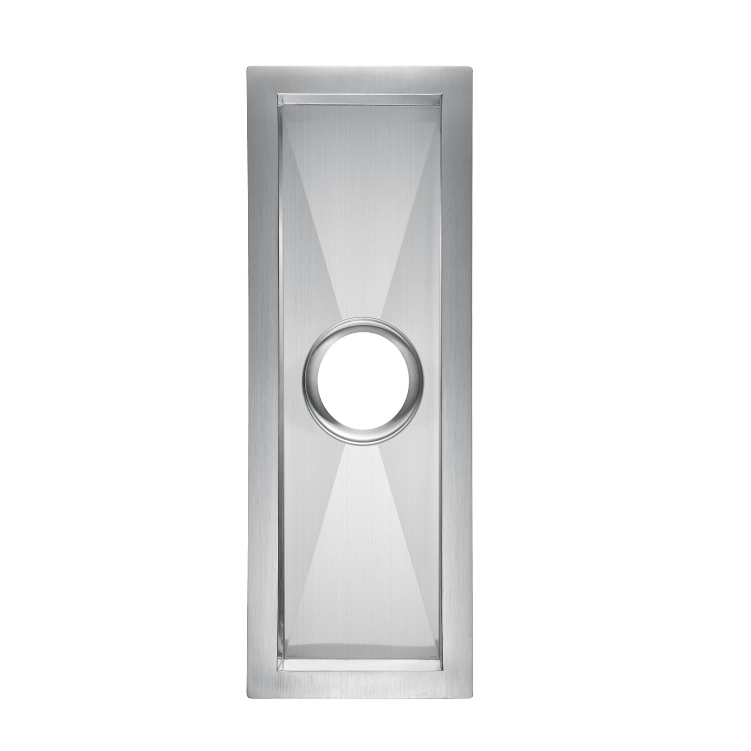 22" Vedette Curved Stainless Steel Prep Sink