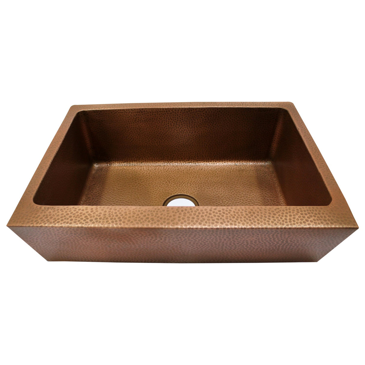 Grecia Single Bowl Copper Apron-Front Sink