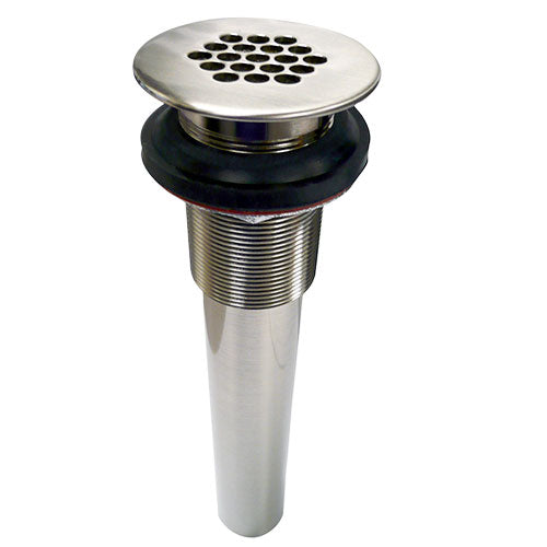 Lavatory Grid Drain without Overflow