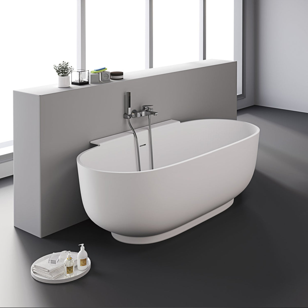 Neal 67" BARstone Freestanding Tub