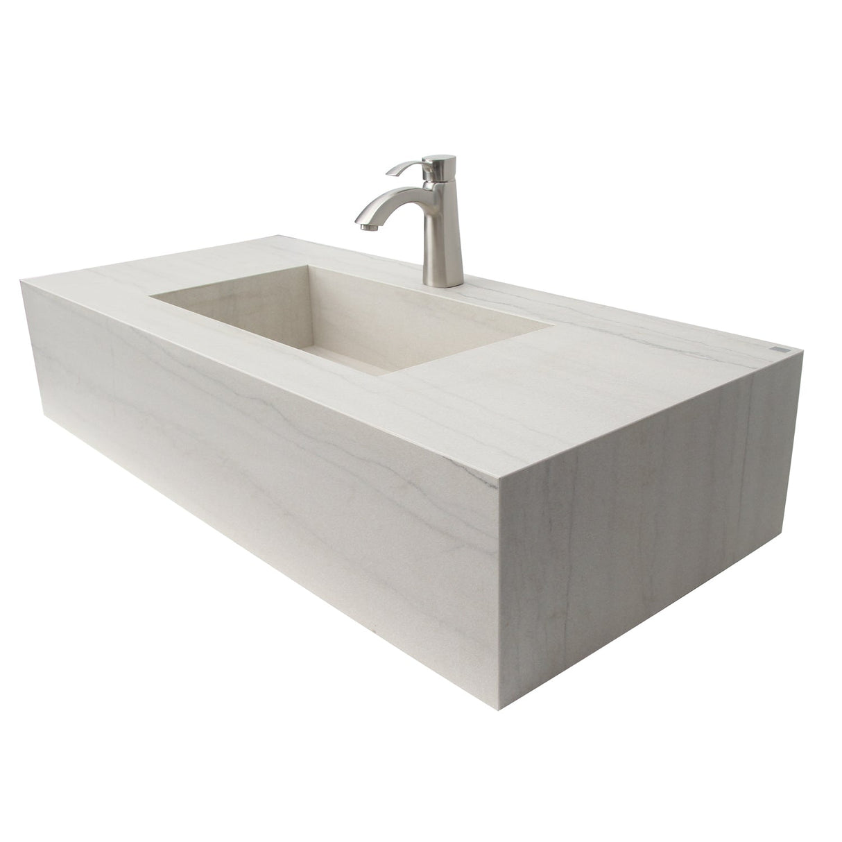 Precious 40" Wall-Hung Sink with Invisible Drain
