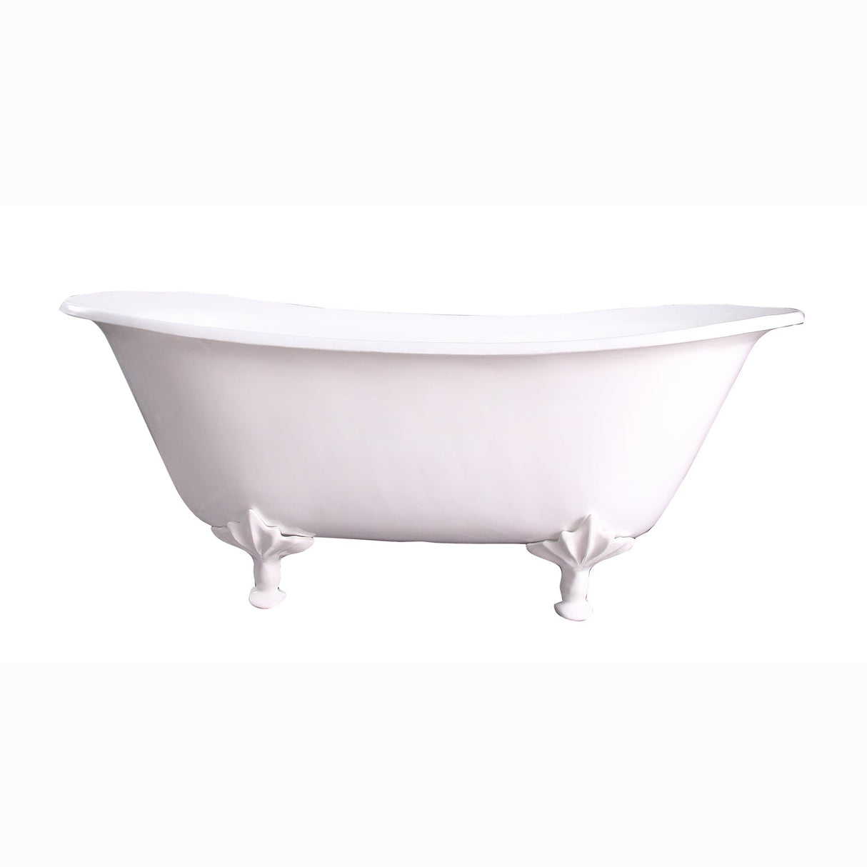 Maxmillian 67" Cast Iron Double Slipper Tub