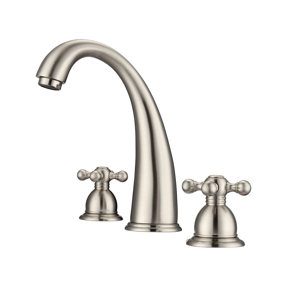 Maddox Widespread Lavatory Faucet with Metal Cross Handles