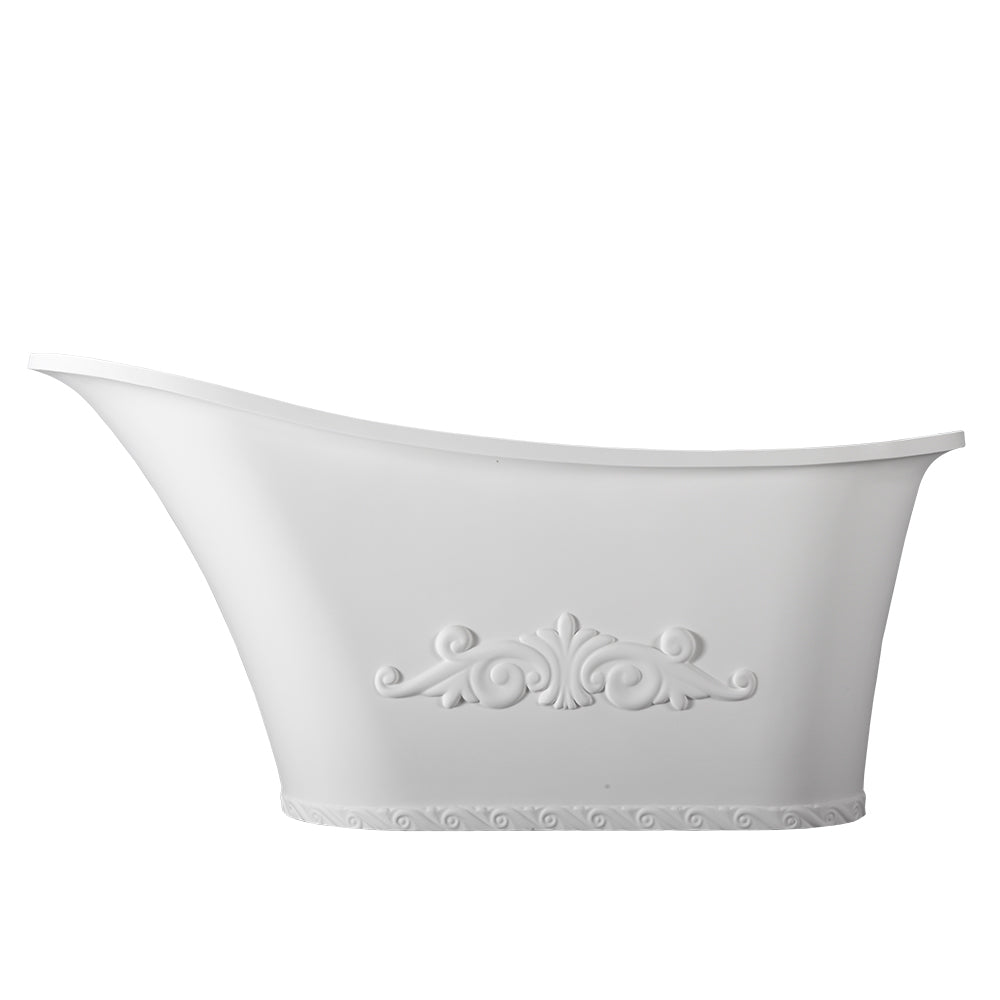 Ayanna 59" BARstone Slipper Tub