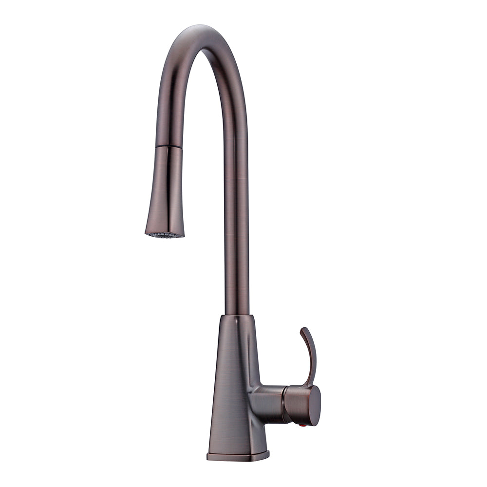 Christabel Single Handle Kitchen Faucet with Pull-Down Spray