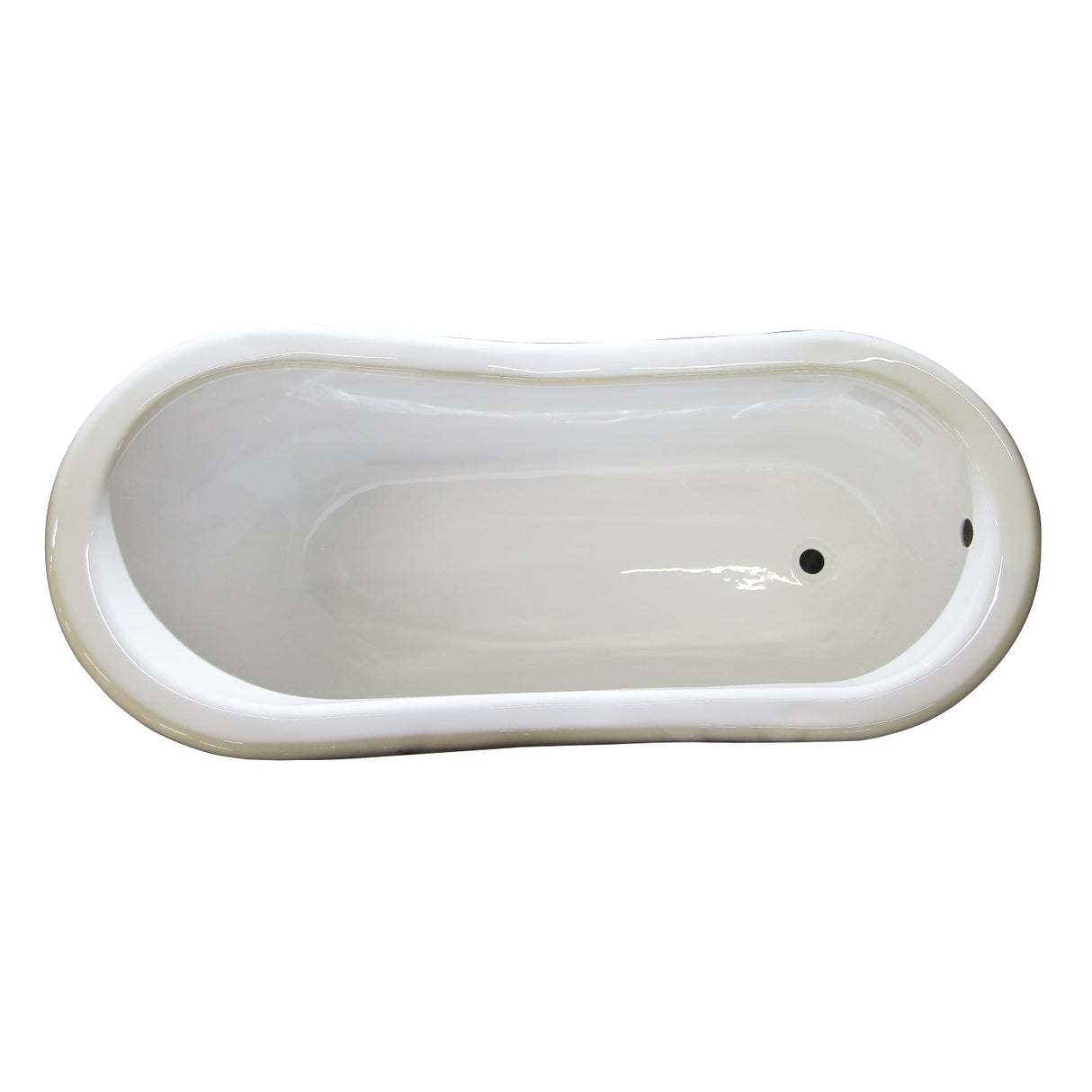 Estelle 60" Acrylic Slipper Tub