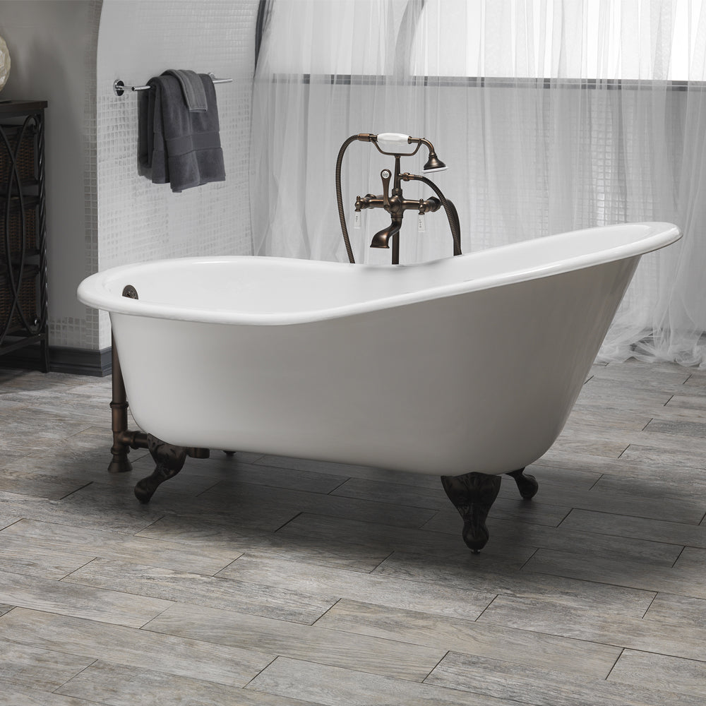 Griffin 61" Cast Iron Slipper Tub