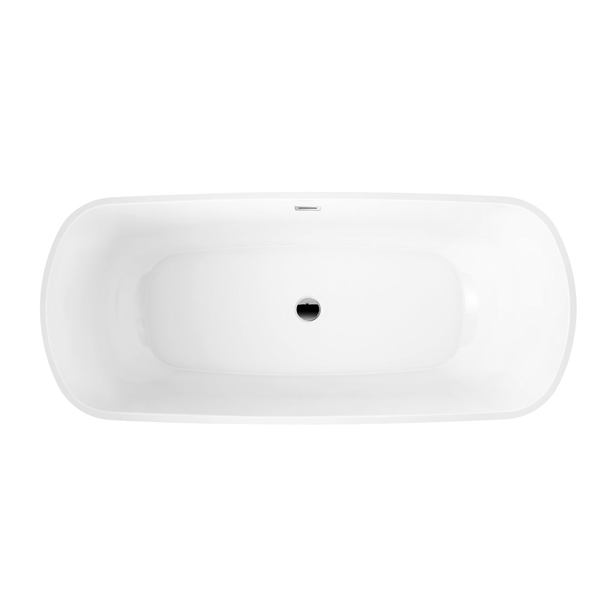 Celeste 67" Acrylic Tub with Integral Drain and Overflow