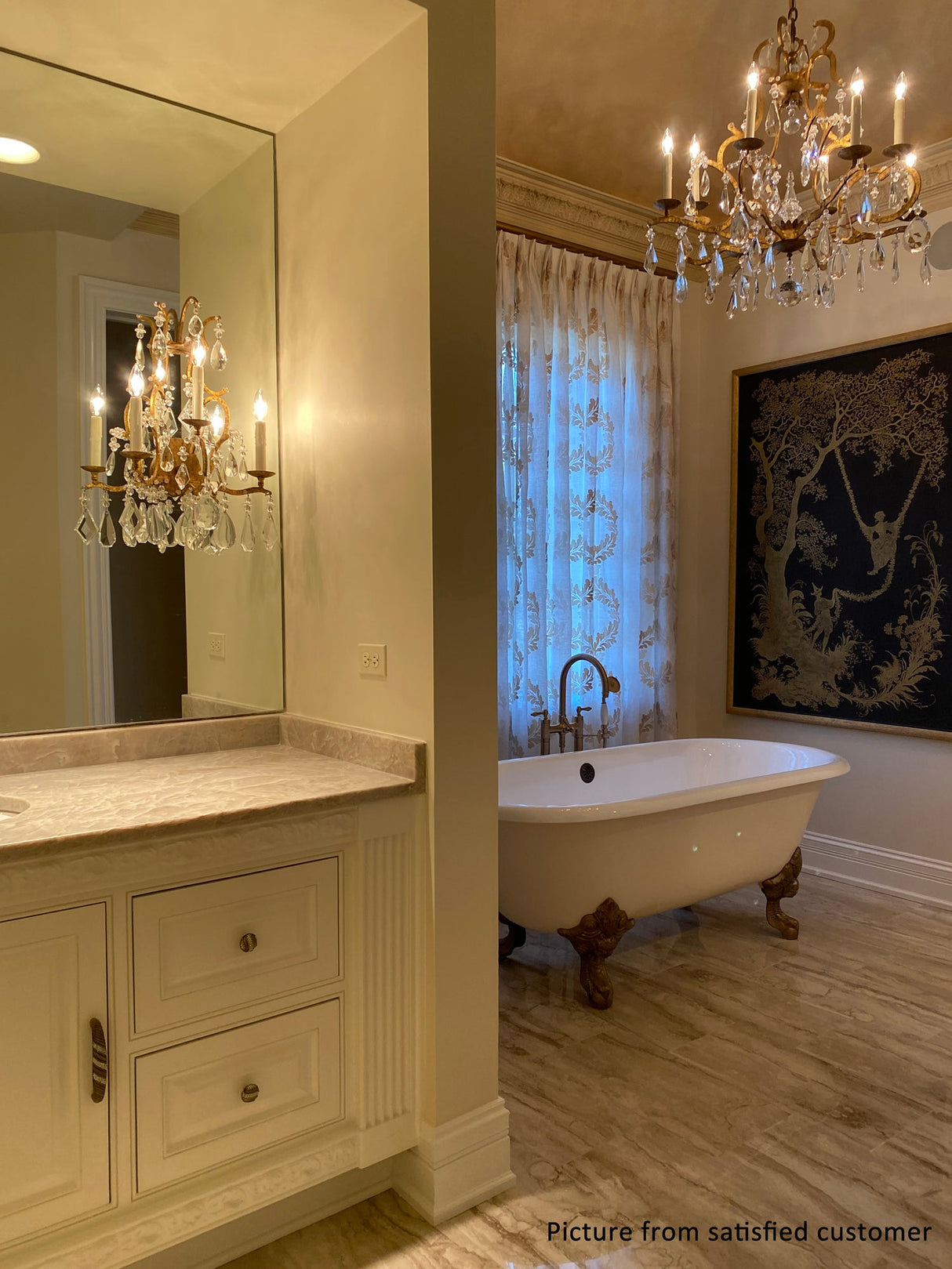 Gallagher 72" Cast Iron Double Roll Top Tub