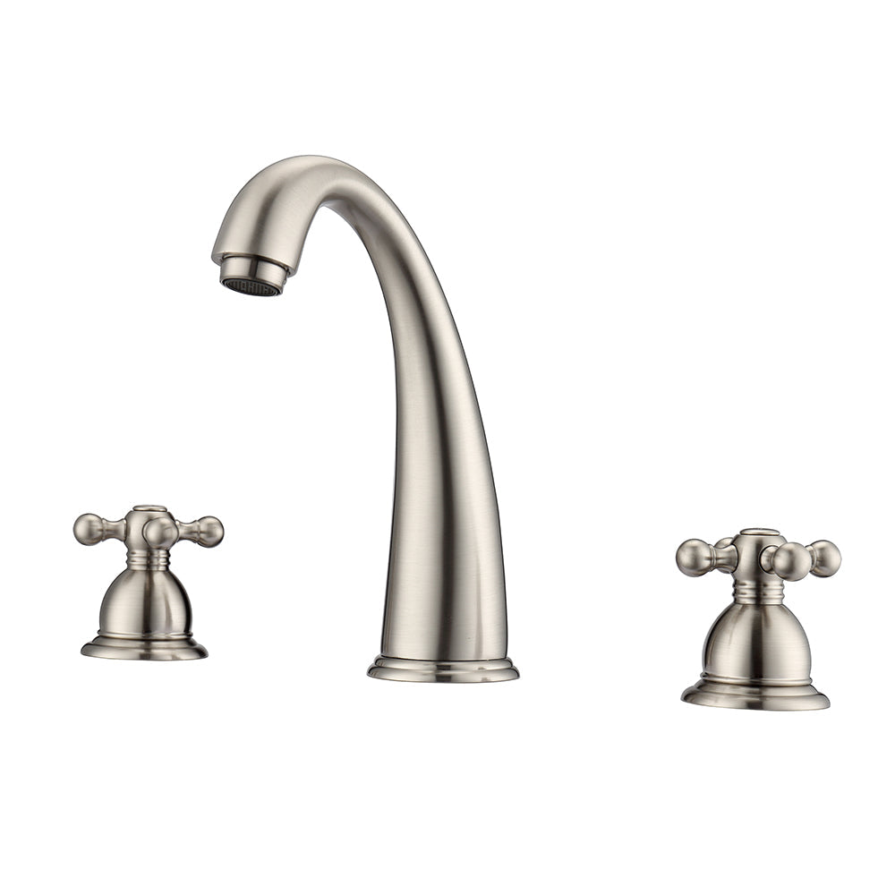 Maddox Widespread Lavatory Faucet with Metal Cross Handles