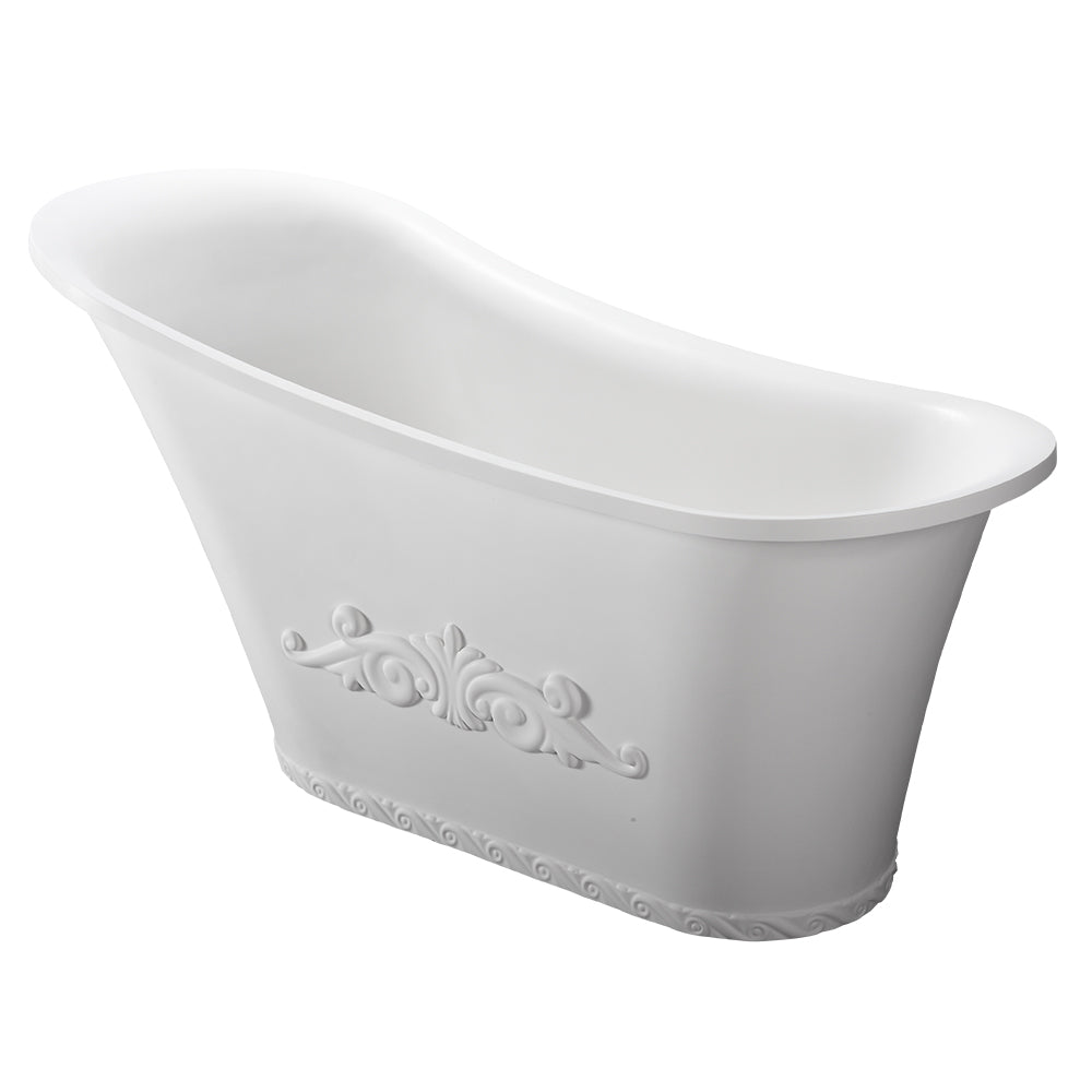 Ayanna 59" BARstone Slipper Tub