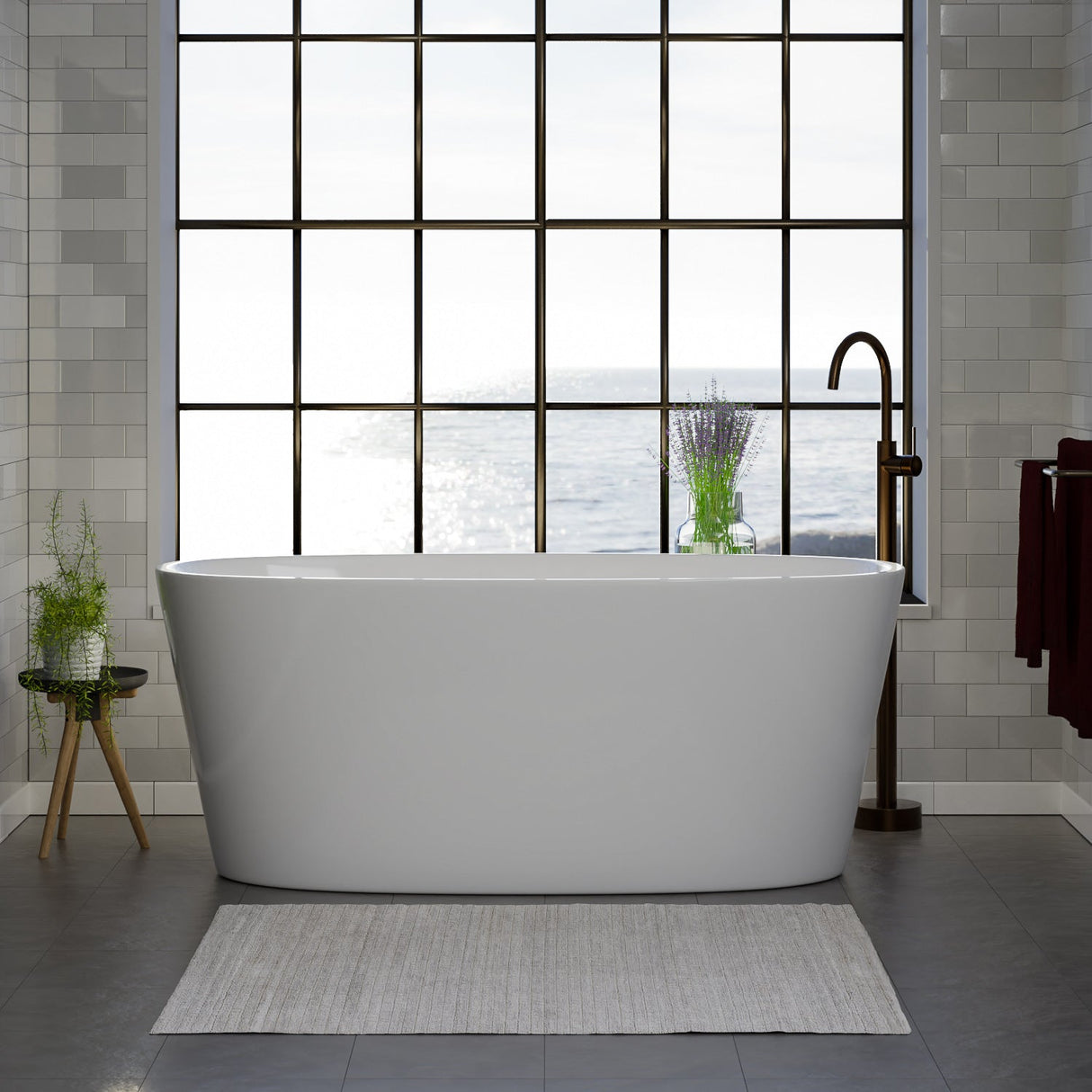 Paden 62" BARstone Freestanding Tub