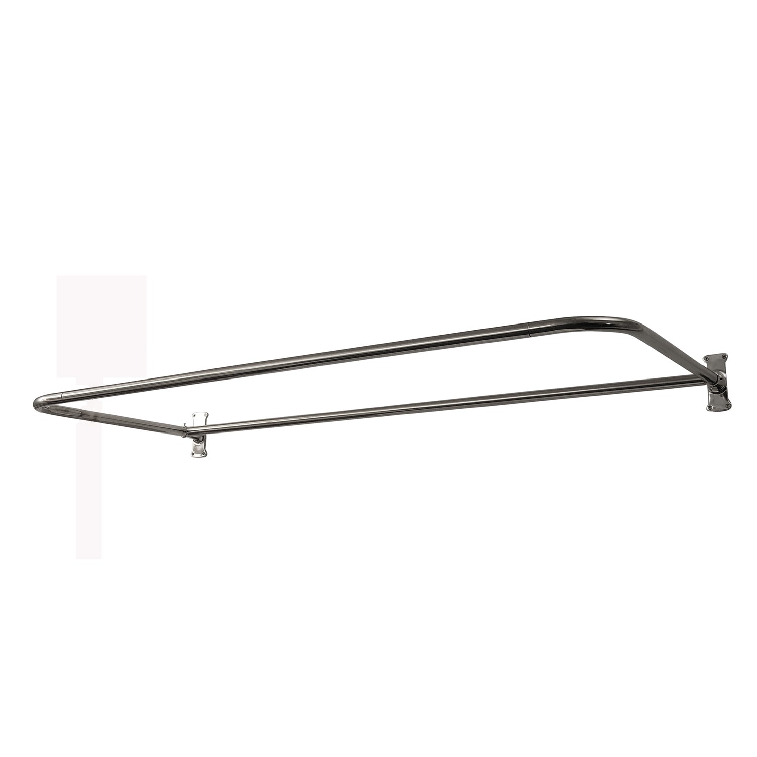 Icarus 67″ Cast Iron Slipper Tub Kit – Polished Chrome Accessories