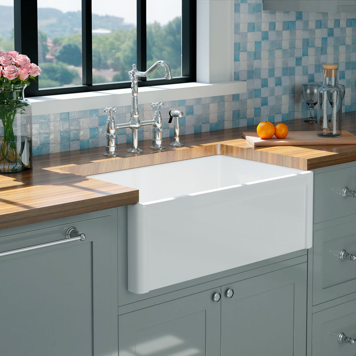 Chapman Single Bowl Apron-Front Sink