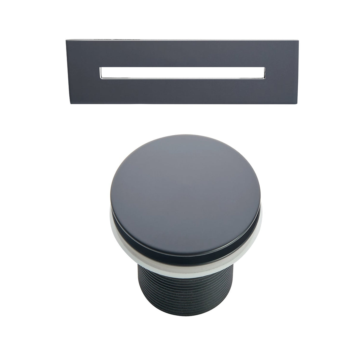 Patrick 67" Acrylic Tub with Integrated Drain and Overflow In Matte Black