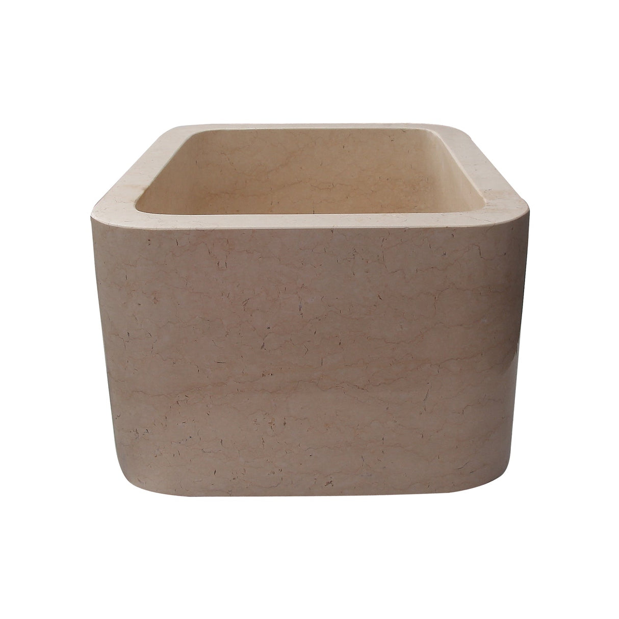 Cather Single Bowl Marble Apron-Front Sink