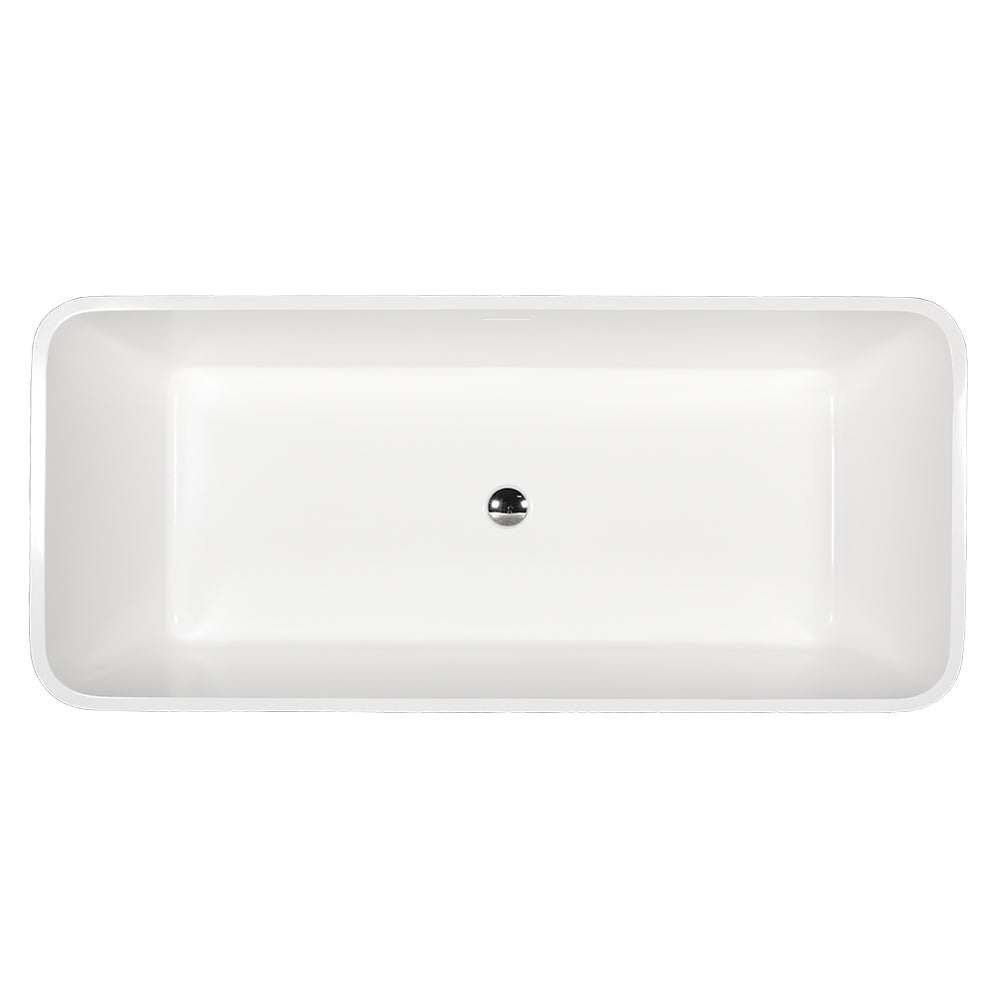 Romo 59" BARstone Freestanding Tub