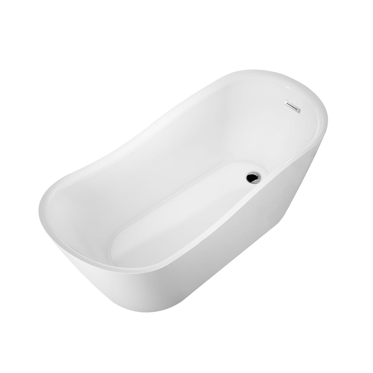 Raelene 65" Acrylic Tub with Integral Drain and Overflow