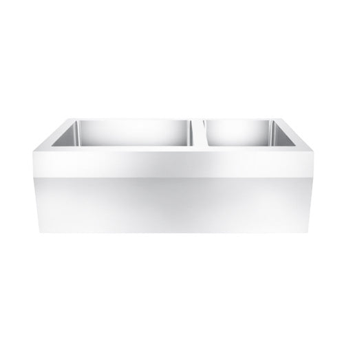 Corazon Double Bowl Stainless Apron-Front Sink