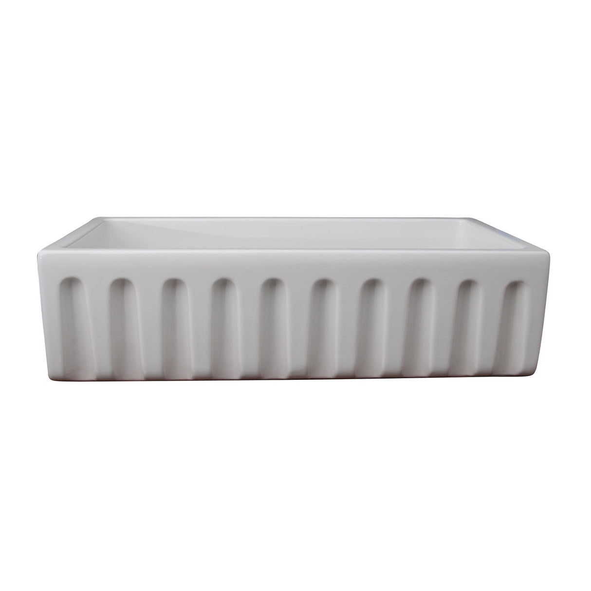 Hillary 36″ Fluted Single Bowl Apron-Front Sink