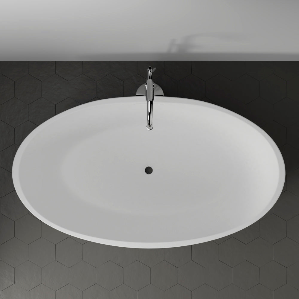 Magnus 63" BARstone Freestanding Oval Tub