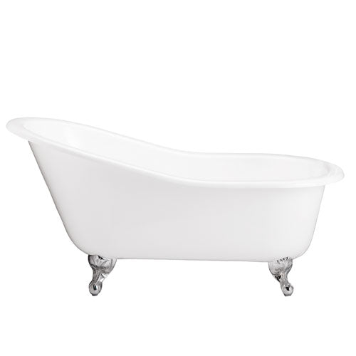 Grayson 57" Cast Iron Slipper Tub