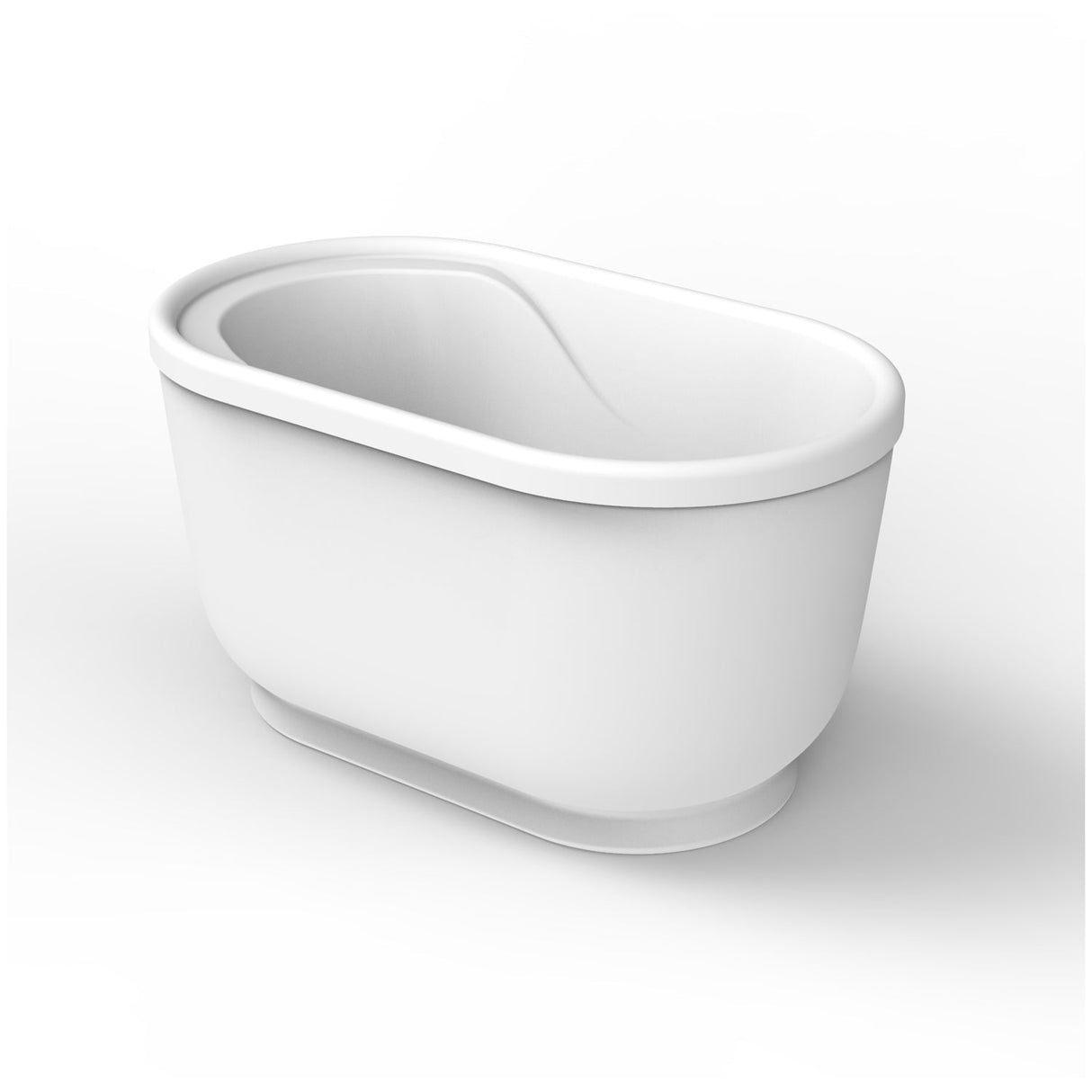Pearl 47" Freestanding Acrylic Tub with Integral Drain