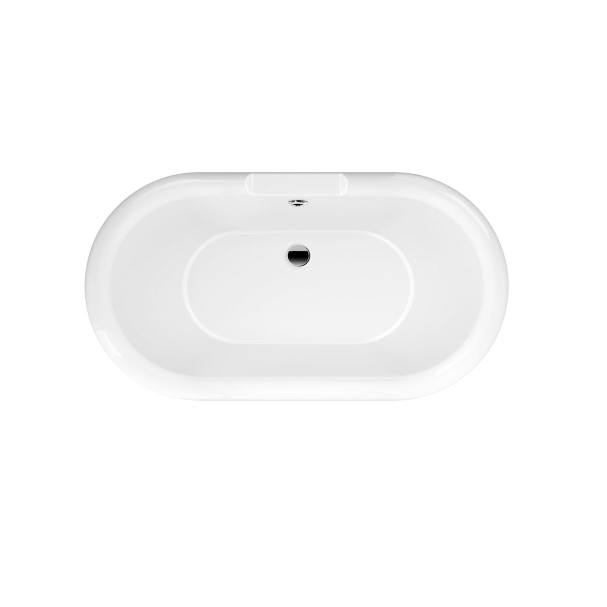 Carrie 57" Acrylic Double Roll Top Tub on Base